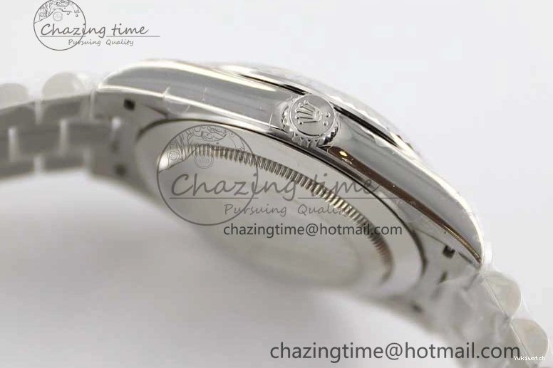 SS 904L Steel 40mm Roman Day Edition Best on 1:1 TWF Green A2836 SS Dial Date Bracelet 0123